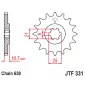 Γρανάζι κίνησης εμπρός JTF331.14 thumb