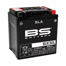 Μπαταρία μοτοσυκλέτας BS 12V - BIX30L SLA Μπαταρία μοτοσυκλέτας BS 12V - BIX30L SLA