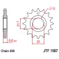 Γρανάζι κίνησης εμπρός JTF1587.20 thumb