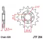 Γρανάζι κίνησης εμπρός JTF284.12 thumb