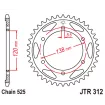 Γρανάζι πίσω κίνησης JT Sprockets JTR312.40 Γρανάζι πίσω κίνησης JT Sprockets JTR312.40 thumb