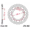 Γρανάζι πίσω κίνησης JT Sprockets JTA302.44