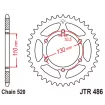 Γρανάζι πίσω κίνησης JT Sprockets JTR486.43 thumb