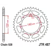 Γρανάζι πίσω κίνησης JT Sprockets JTR487.45 Γρανάζι πίσω κίνησης JT Sprockets JTR487.45 thumb