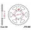 Γρανάζι πίσω κίνησης JT Sprockets JTR890.45 ZBK