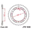 Γρανάζι πίσω κίνησης JT Sprockets JTR1839.56 thumb