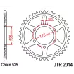 Γρανάζι πίσω κίνησης JT Sprockets JTR2014.50 Γρανάζι πίσω κίνησης JT Sprockets JTR2014.50 thumb