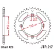Γρανάζι πίσω κίνησης JT Sprockets JTR217.50 Γρανάζι πίσω κίνησης JT Sprockets JTR217.50 thumb