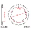 Γρανάζι πίσω κίνησης JT Sprockets JTA751.42 thumb