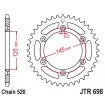 Γρανάζι πίσω κίνησης JT Sprockets JTR698.40 Γρανάζι πίσω κίνησης JT Sprockets JTR698.40 thumb