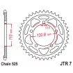 Γρανάζι πίσω κίνησης JT Sprockets JTR7.45 thumb