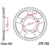 Γρανάζι πίσω κίνησης JT Sprockets JTR702.41 thumb