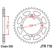 Γρανάζι πίσω κίνησης JT Sprockets JTR718.44 Γρανάζι πίσω κίνησης JT Sprockets JTR718.44 thumb