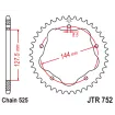 Γρανάζι πίσω κίνησης JT Sprockets JTR752.41 Γρανάζι πίσω κίνησης JT Sprockets JTR752.41 thumb