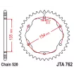 Γρανάζι πίσω κίνησης JT Sprockets JTA762.40 Γρανάζι πίσω κίνησης JT Sprockets JTA762.40 thumb