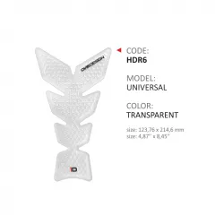 Αυτοκόλλητο ρεζερβουάρ μηχανής HDR6/PR3427 Αυτοκόλλητο ρεζερβουάρ μηχανής HDR6/PR3427