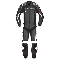 Δερμάτινη στολή αναβάτη SPIDI TRACK TOURING ΛΕΥΚΟ/ΜΑΥΡΟ Δερμάτινη στολή αναβάτη SPIDI TRACK TOURING ΛΕΥΚΟ/ΜΑΥΡΟ