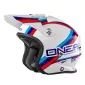 Κράνος μηχανής O'NEAL SLAT CIRCUIT WHITE/BLUE/RED JET thumb