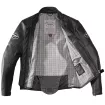 Δερμάτινο μπουφάν μηχανής SPIDI CLUBBER ΜΑΥΡΟ thumb