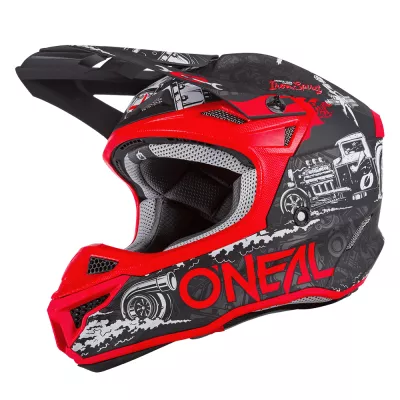 Κράνος motocross O'NEAL 5SERIES HR Black/Red