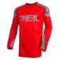 Μπλούζα μηχανής O'NEAL MATRIX RIDEWEAR ΚΟΚΚΙΝΟ/ΓΚΡΙ 2021 thumb