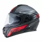 Κράνος μηχανής M-SRS STRING V.22 BLACK/RED FLIP-UP thumb