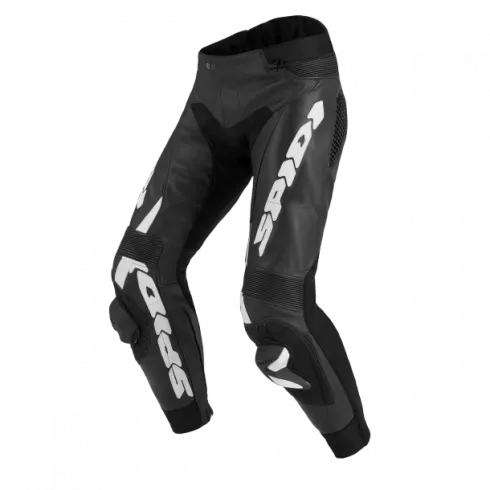 Δερμάτινο παντελόνι μηχανής SPIDI RR PRO WARRIOR BLACK/WHITE Δερμάτινο παντελόνι μηχανής SPIDI RR PRO WARRIOR BLACK/WHITE