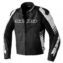 Μπουφάν μηχανής SPIDI TRACK WARRIOR BLACK/WHITE Μπουφάν μηχανής SPIDI TRACK WARRIOR BLACK/WHITE