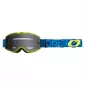 Μάσκα μηχανής motocross B-20 STRAIN V.22 BLUE/NEON YELLOW - GRAY thumb