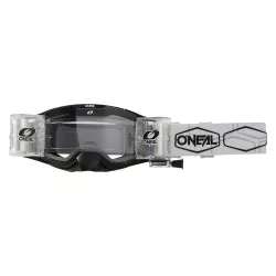 Μάσκα μηχανής motocross O`NEAL B-30 ROLL OFF HEXX V.22 BLACK/WHITE - CLEAR Μάσκα μηχανής motocross O`NEAL B-30 ROLL OFF HEXX V.22 BLACK/WHITE - CLEAR