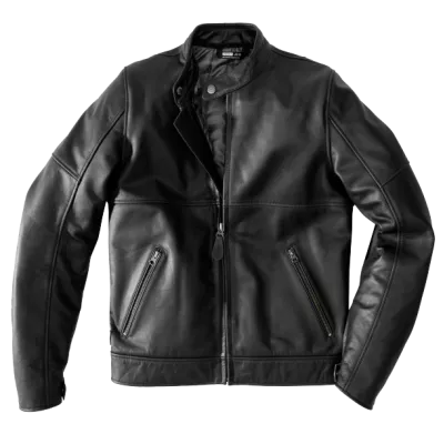Δερμάτινο μπουφάν μηχανής SPIDI MACK BLACK