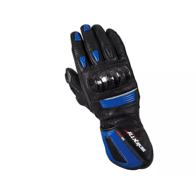 Γυναικεία γάντια μηχανής SEVENTY SD-R20 SUMMER RACING BLACK/BLUE