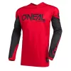Μπλούζα motocross O'NEAL ELEMENT THREAT RED/BLACK