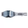 Μάσκα μηχανής motocross O`NEAL B-30 HEXX V.22 BLACK/WHITE - SILVER MIRROR