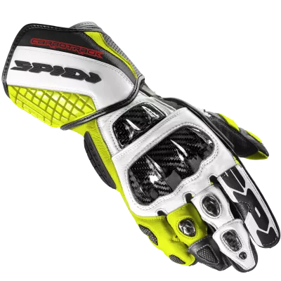 Γάντια μηχανής SPIDI Carbo track EVO BLACK/FLUO