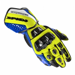 Γάντια μηχανής SPIDI Carbo track EVO BLUE/YELLOW Γάντια μηχανής SPIDI Carbo track EVO BLUE/YELLOW
