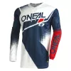 Μπλούζα motocross O'NEAL RACEWEAR V.22 BLUE/WHITE/RED