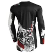 Μπλούζα motocross O'NEAL MAYHEM SCARZ V.22 BLACK/WHITE/RED thumb