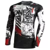 Μπλούζα motocross O'NEAL MAYHEM SCARZ V.22 BLACK/WHITE/RED