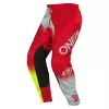 Παντελόνι μηχανής motocross O’NEAL ELEMENT RACEWEAR V.22 RED/GRAY/NEON YELLOW