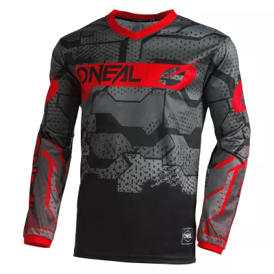 Μπλούζα motocross O`NEAL ELEMENT CAMO V.22 BLACK/RED Μπλούζα motocross O`NEAL ELEMENT CAMO V.22 BLACK/RED
