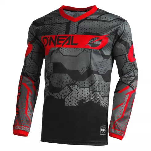 Μπλούζα motocross O`NEAL ELEMENT CAMO V.22 BLACK/RED Μπλούζα motocross O`NEAL ELEMENT CAMO V.22 BLACK/RED
