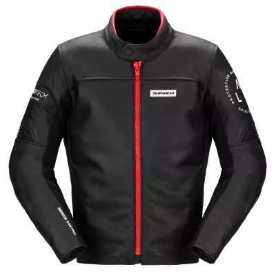 Δερμάτινο μπουφάν μηχανής SPIDI Genesis Red