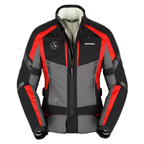 Γυναικείο μπουφάν μηχανής SPIDI 4 SEASON EVO RED