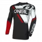 Μπλούζα μηχανής motocross O'NEAL ELEMENT SHOCKER V.23 ΜΑΥΡΟ/ΚΟΚΚΙΝΟ thumb