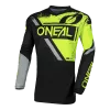 Μπλούζα μηχανής motocross O'NEAL ELEMENT SHOCKER V.23 BLACK/NEON YELLOW