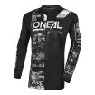 Μπλούζα μηχανής motocross O'NEAL ELEMENT ATTACK V.23 ΜΑΥΡΟ/ΑΣΠΡΟ Μπλούζα μηχανής motocross O'NEAL ELEMENT ATTACK V.23 ΜΑΥΡΟ/ΑΣΠΡΟ thumb