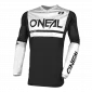 Μπλούζα μηχανής motocross O'NEAL THREAT AIR V.23 ΜΑΥΡΟ/ΑΣΠΡΟ thumb