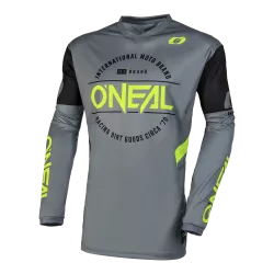 Μπλούζα μηχανής motocross O'NEAL ELEMENT BRAND V.23 ΓΚΡΙ/ΜΑΥΡΟ Μπλούζα μηχανής motocross O'NEAL ELEMENT BRAND V.23 ΓΚΡΙ/ΜΑΥΡΟ