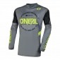 Μπλούζα μηχανής motocross O'NEAL ELEMENT BRAND V.23 ΓΚΡΙ/ΜΑΥΡΟ thumb